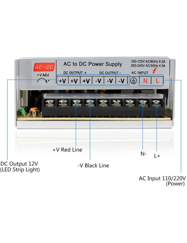 12V 30A DC Power Supply Driver 360W Universal Regulated Switching