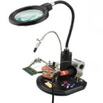 16 SMD Led Magnifier Soldering Helping Hand Desktop