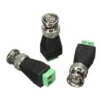 BNC Male Coaxial Ballan Connector CAT5 Cable Screw Terminal CCTV Video Camera