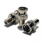 BNC Male To RCA Female Connector Adapter Coaxial CCTV
