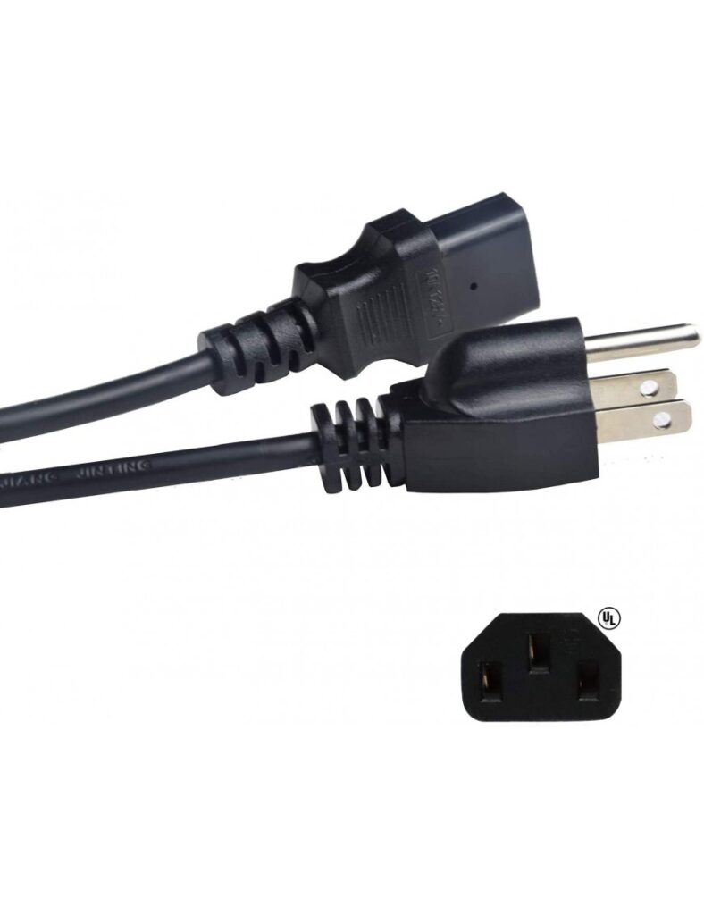 Cisco Switch Power Cord 6ft 18AWG IEC C15 Notched 3 Prong Supply For