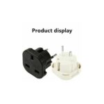 EU Euro 2 Pin To UK 3 Pin Plug AC Universal Adapter Travel Converter European