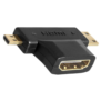 HDMI Female TO 2 Micro Mini HDMI Male