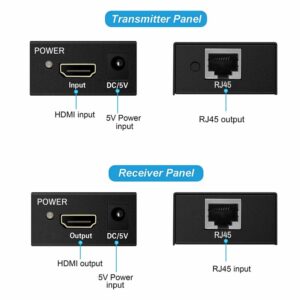 HDMI Network Extender 1080P Over Single Ethernet Adapter 60 M