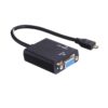 HDMI Male To VGA Female + 3.5mm Audio, 1080p