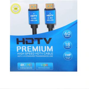 20 CM HDMI Cable HDMI Male To HDMI Male, Supports 3D 4K, gold-plated
