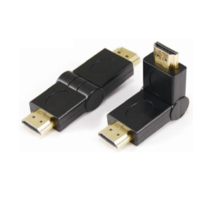 HDMI Connector Male To Male Adapter, 90° 180° 360° Degree Rotating