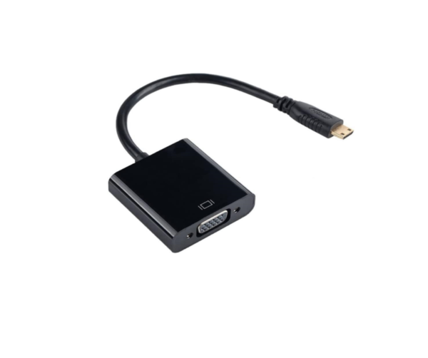 Mini HDMI Male To VGA Female, 1080p