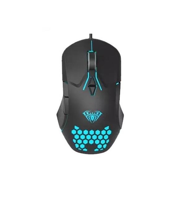 AULA F809 Gaming Mouse Marco Programming 4-Speed Multiple DPI Seven Backlight Modes