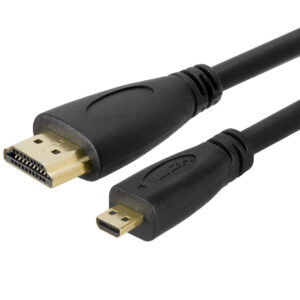 1M HDMI Cable HDMI Male To Micro HDMI Male, gold-plated