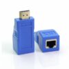 HDMI Extender To RJ45 Over Cat 5e/6 Network LAN Ethernet 4K Adapter
