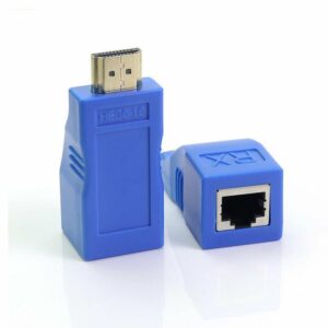 HDMI Extender To RJ45 Over Cat 5e/6 Network LAN Ethernet 4K Adapter