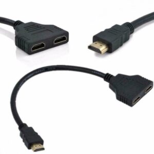 HDMI Splitter Cable Male To Female 1 Input 2 Output Adapter Converter