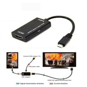 Micro USB To HDMI Female Adapter Cable For Android Smartphone