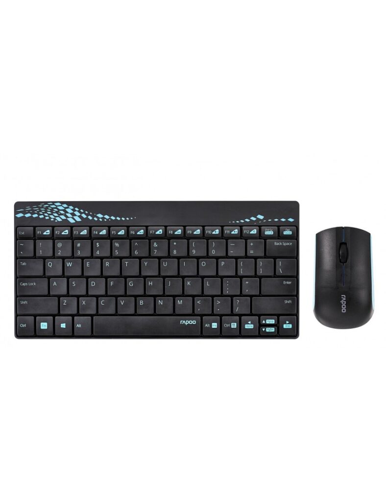 Rapoo 8000M MultiMode Keyboard and Mouse Set Bluetooth 3.0/4.0