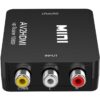 RCA To HDMI,AV To HDMI Converter ,ABLEWE 1080P Mini RCA Composite CVBS Video Audio Converter