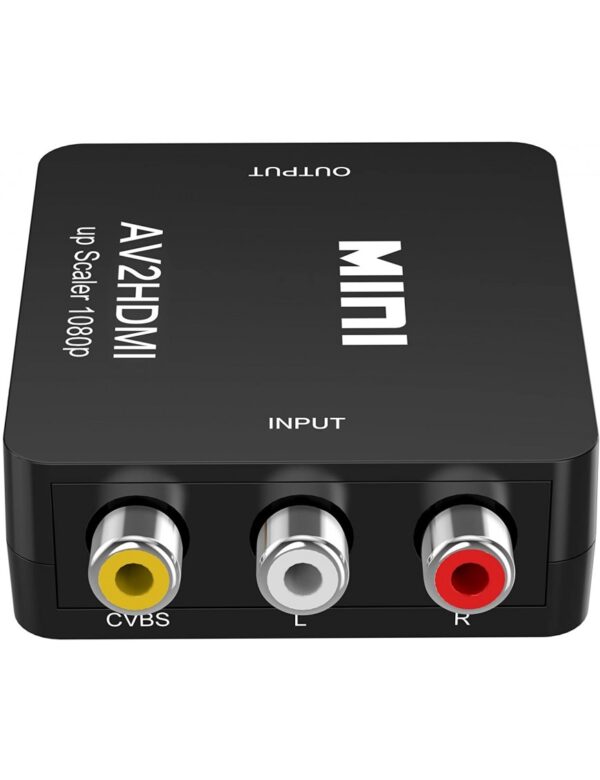 AV To HDMI Converter ,1080P Mini RCA Composite Video Audio Converter