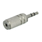 Audio Connector 2.5mm Male To 3.5mm Female, Silver