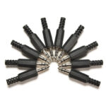 3.5mm 1/8" Audio Male Plug Jack Adapter Stereo Connector Headphone New ZC