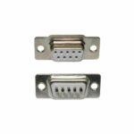 9 Pin Female D9 D-Sub Socket Solder Chassis Connector RS232 Serial DB9 10 PACK