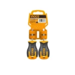 Ingco HKSDS2028 2pcs Stubby Screwdriver Set