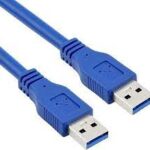 USB 3.0 Male To Male Cable - 50cm, Blue