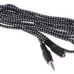 Cable 3.5 Jack (M) - 3.5 Jack (F), 2m, DEXP [H020-JJF-M] black