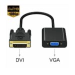 1080p DVI-D 24+1 Pin Male to VGA 15Pin Female Active Cable Adapter Converter