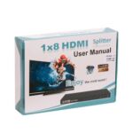 HDMI splitter switch 1 input 8 output Audio Video 3D support 1080p HD HDTV