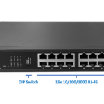 Live-16GTM: 16-port SOHO Gigabit switch, VLAN, Plug and Play