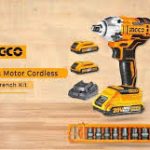 Ingco COSLI23011 20V Cordless Impact Wrench Combo Kit