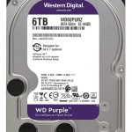 Western Digital 6TB WD Purple Surveillance Internal Hard Drive - 5400 RPM Class, SATA 6 Gb/S, , 64 MB Cache, 3.5"