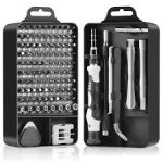 Precision Screwdriver Set, Professional Grade 115 in 1 Magnetic Repair Tool Kit for Electronics, Computer, iPhone, Laptop, Game Console, Watch, Eyeglasses, Modding, and DIY Projects