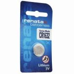 renata CR1632 Cell Coin Button Lithium Battery 3V