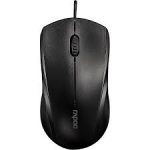 Rapoo Wired Optical Mouse BLACK 1000 DPI N1200 silent