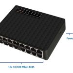 Airlive live-16E 16-port SOHO Fast Ethernet switch, Plug and Play