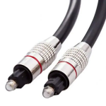 Digital Toslink Audio Optical Fiber Male to Male Audio Cable (1M)