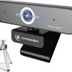 Full 1080P Webcam, Auto Focus Computer Camera, Face Cam with Dual Microphone for PC, Laptops and Desktop,90 Degrees Extended View