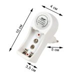 Charger for AA, AAA, 9V batteries 120mA Standart Charger MP-704