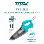Total Lithium-Ion vacuum cleaner 12V Dust capacity 0.5L Non-removable battery -TVLI2026