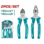 Total THT2K0201 Heavy Duty Pliers + Clipper Set