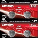 Camelion AG9/LR45/LR936/394 Alkaline Button Cell Batteries - Pack of 10 10 Packs