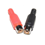 RCA Jack RCA Female, Black/Red