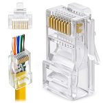 RJ45 Connectors Media Solutions Cat6 Pass Through