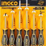 inGCO 6 Pcs Screwdriver Set - HKSD0628