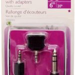 PHILIPS HEADPHONE EXTENSION CABLE WITH ADAPTERS