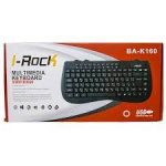 I-Rock BA-K160 English and Arabic Wired Keyboard - Black