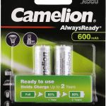 Camelion rechargeable aa 2 batteries – 600 mah