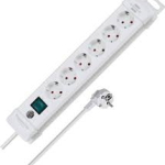 Brennenstuhl Premium-Line, 6-Way Socket Strip (Socket Strip With Switch And 3m Cable