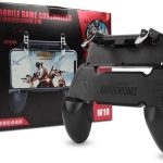 W10 Mobile Phone Game Controller Gamepad Joystick Fire Trigger For PUBG Fortnite